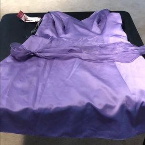 Lilac bridesmaid dress